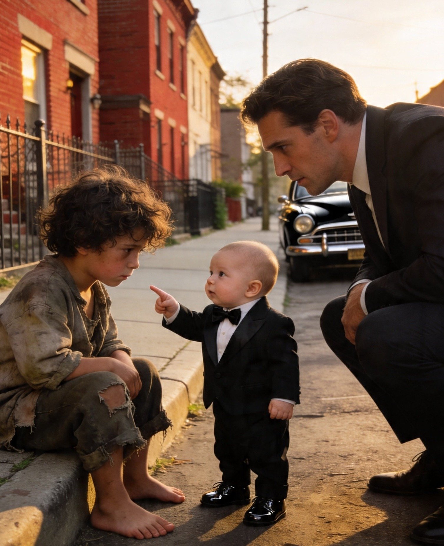 “He’s My Big Brother, Dad!” — The Billionaire’s Son Pointed to the Homeless Boy on the Street Part II