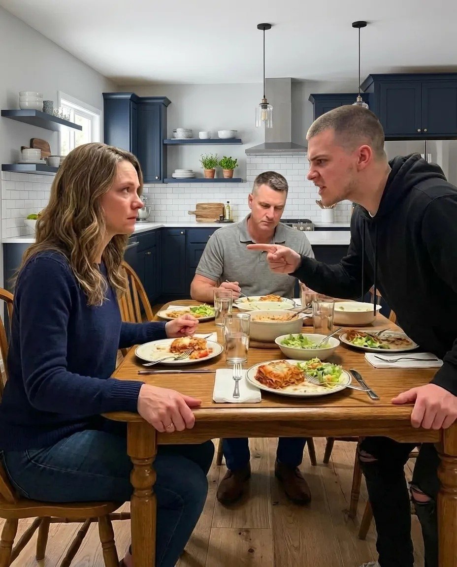 At dinner, my stepson looked straight at me and said, ‘You’re a loser. But my mom isn’t.’ My husband said nothing. I said nothing. I just sat there and took