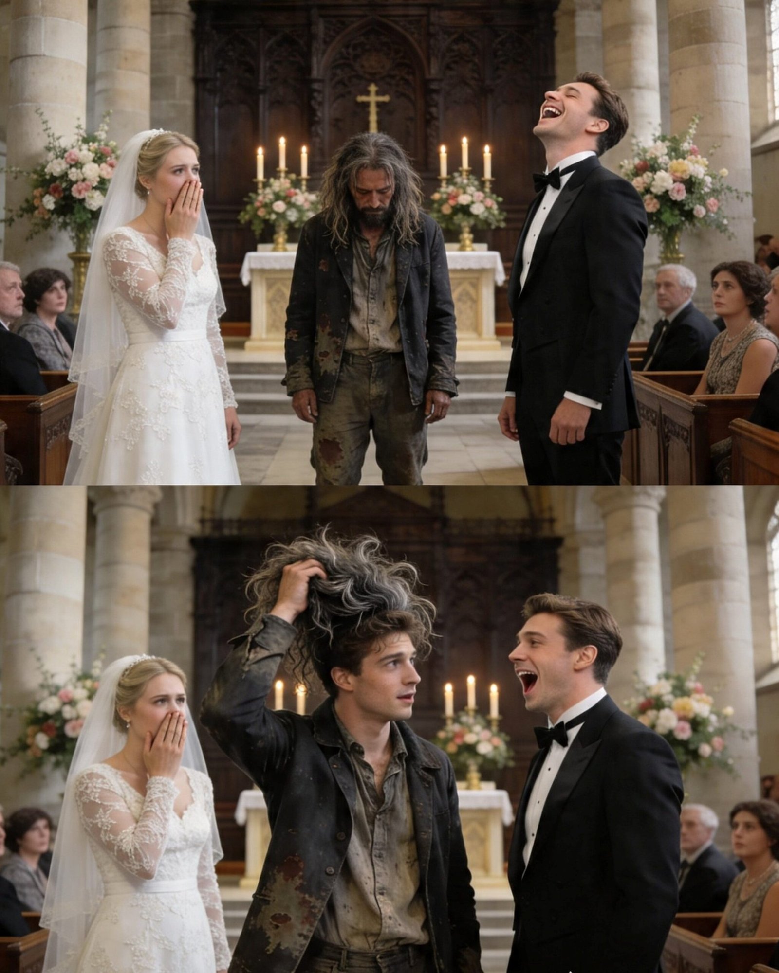 He Forced Me to Marry a “Homeless Man” to Destroy Me… But at the Altar, His Secret Brought the Entire Church to Its Knees