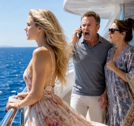 My dad angrily pushed me off the cruise ship into the ocean when he found