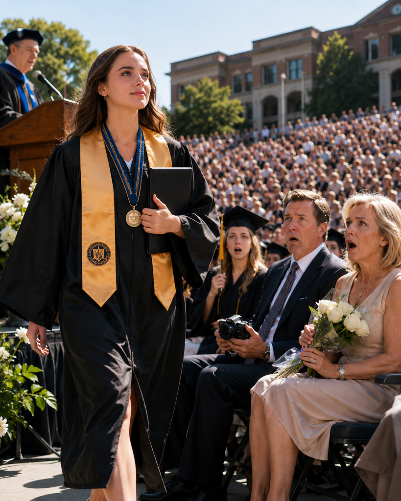 My father pushed my college acceptance letter back across the table, paid for my twin sister’s future on the spot, and calmly told me, “She’s worth investing in. You’re not.”