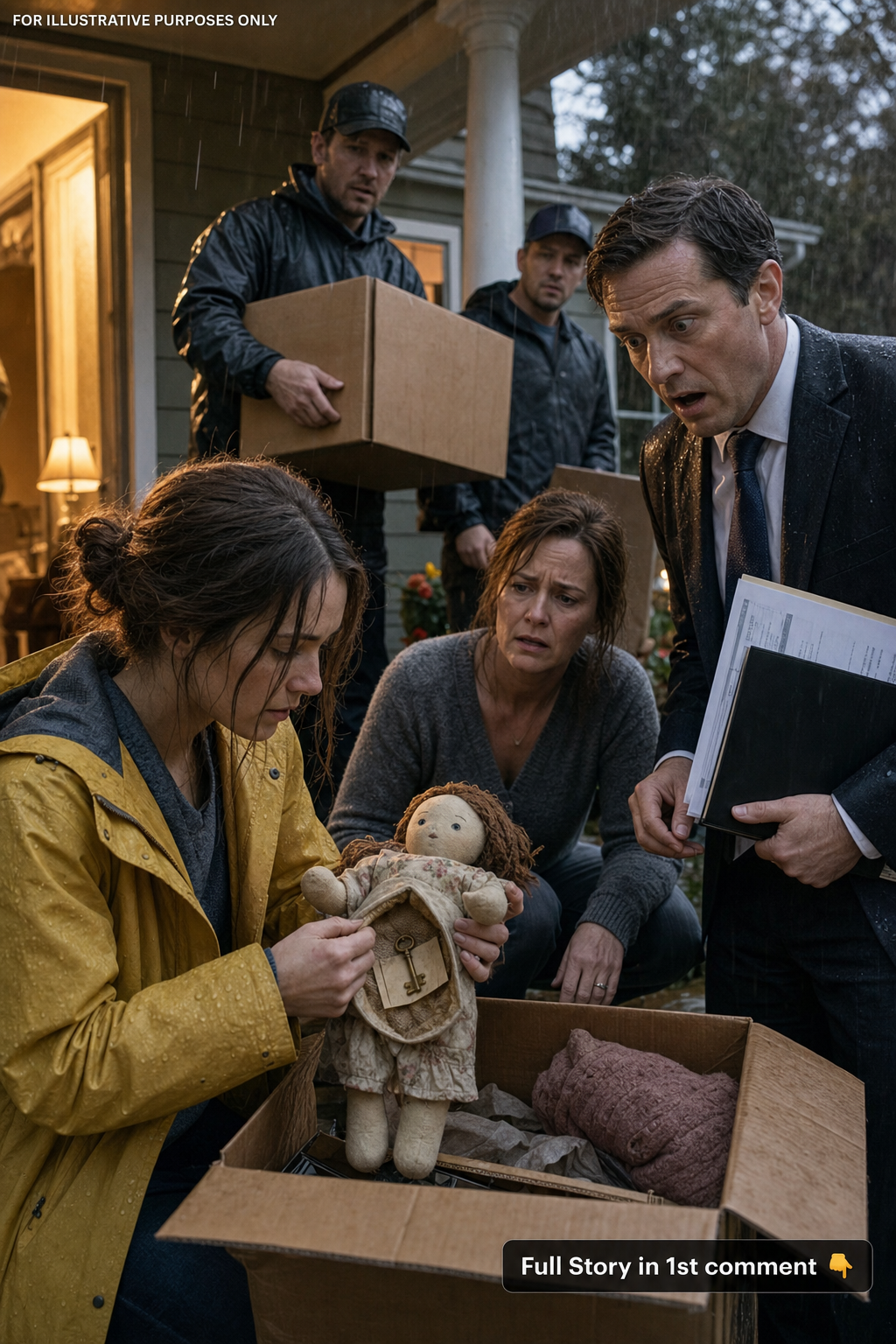 The bank gave us fifteen minutes to leave our house. Then I heard something rattling inside the doll my grandmother told us never to throw away.