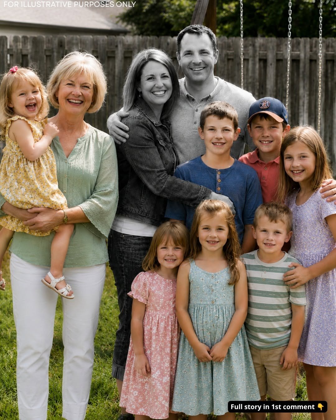 Before long, I became the only guardian to my seven grandchildren after my son and daughter-in-law were believed to have died in a car accident.