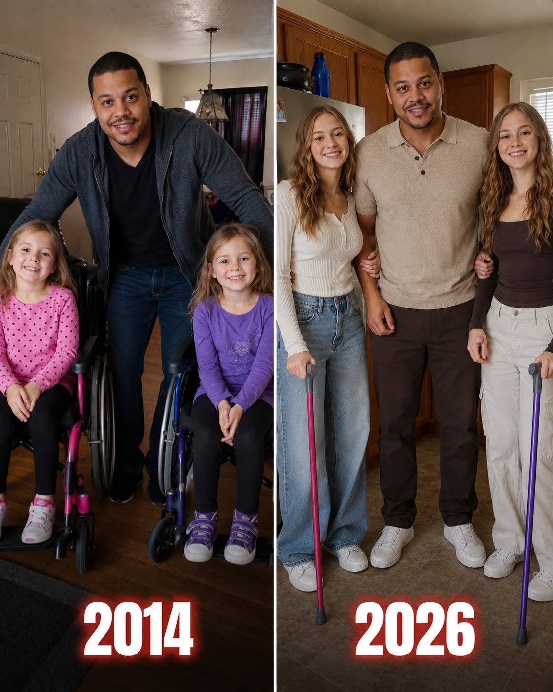 I Raised My Wheelchair-Bound Twin Daughters Alone After Their Mom Walked Out When They Were Six – On Father’s Day, 12 Years Later, They Said, ‘Dad, Please Don’t Be Mad, but We’ve Been Hiding Something from You’