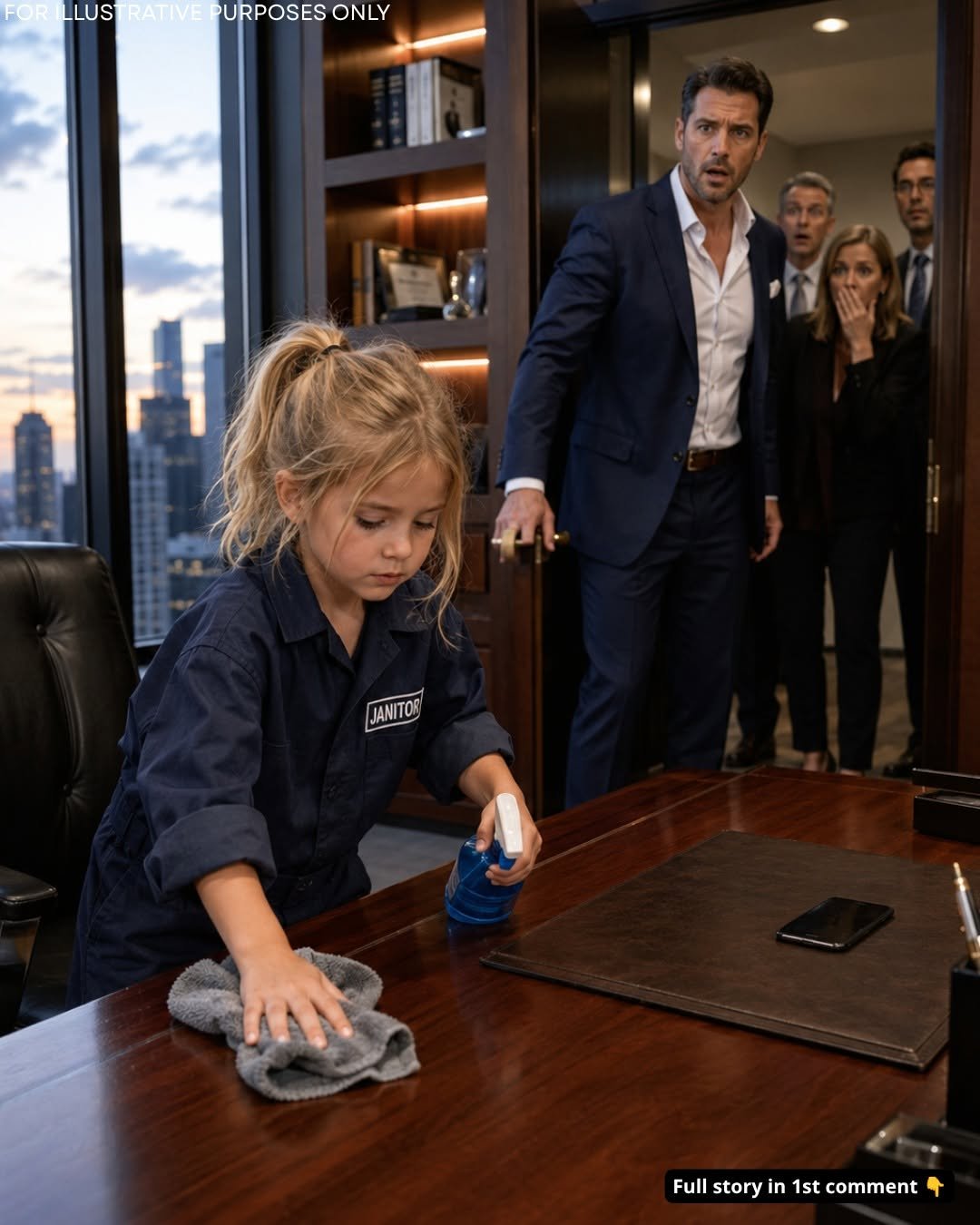 “MY MOM IS IN THE HOSPITAL, SO I CAME TO CLEAN FOR HER,” THE MAID’S SIX-YEAR-OLD SAID SOFTLY—THEN THE INFAMOUS MAFIA CEO CLAIMED THEM BOTH BEFORE HIS ENEMIES COULD TAKE HER CHILD