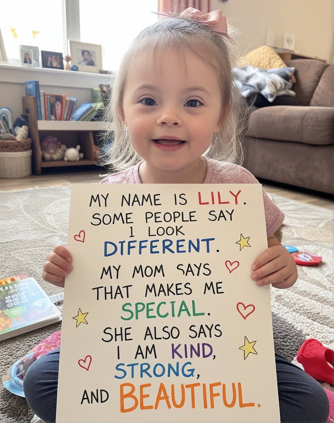 My name is Lily, and I am two years old.