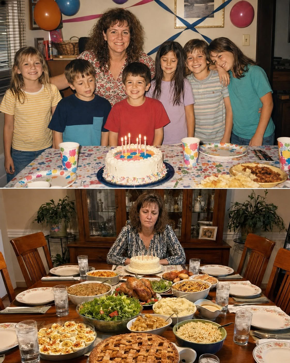 I Waited 4 Hours for My 6 Children to Show Up for My 60th, but the House Stayed Silent – Until a Police Officer Handed Me a Note That Chilled Me to the Bone