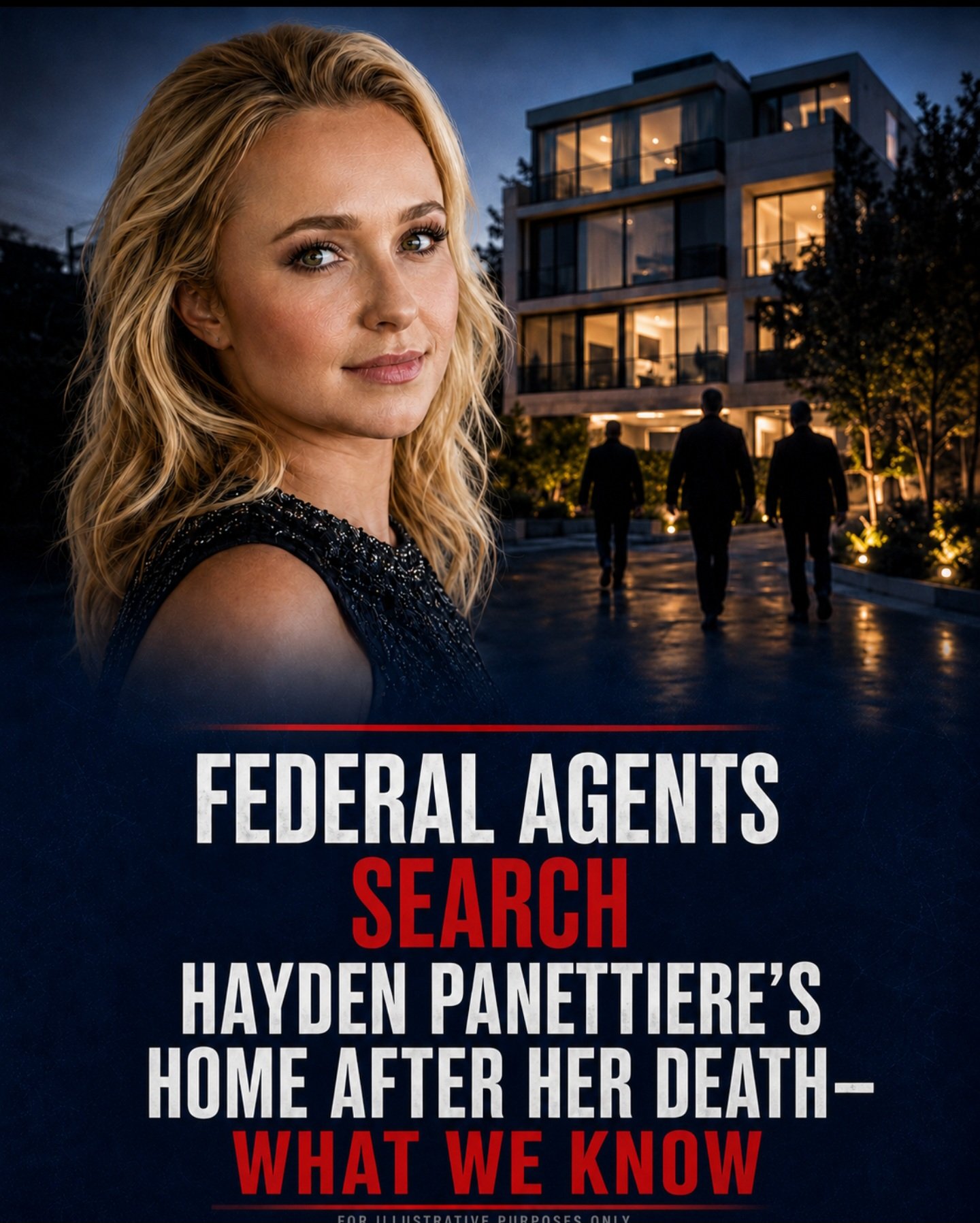 FEDERAL AGENTS REPORTEDLY SEARCH HAYDEN PANETTIERE’S HOME AFTER HER DEATH – WHAT WE KNOW