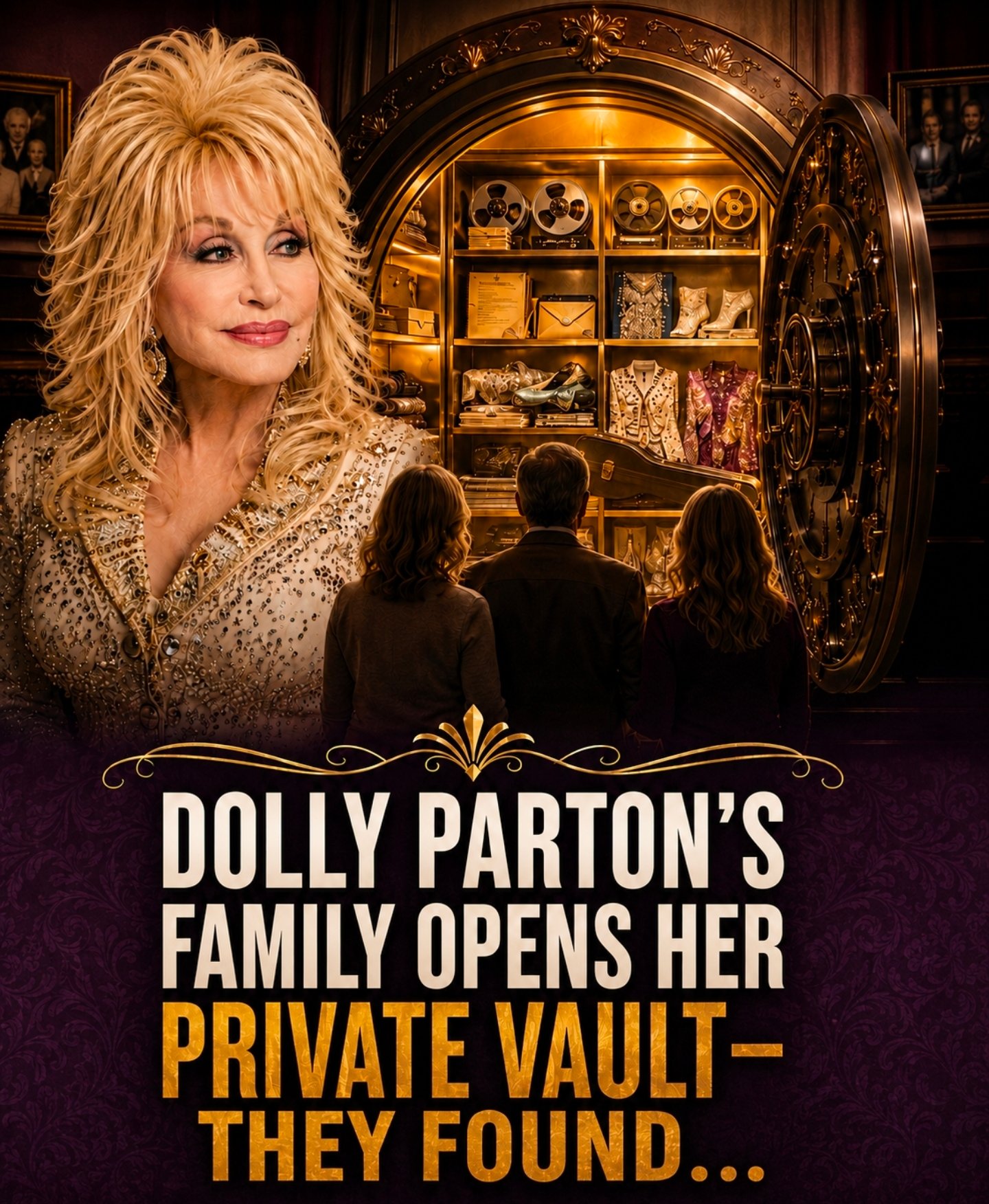 DOLLY PARTON’S FAMILY OPENS HER PRIVATE VAULT – WHAT COULD BE INSIDE?