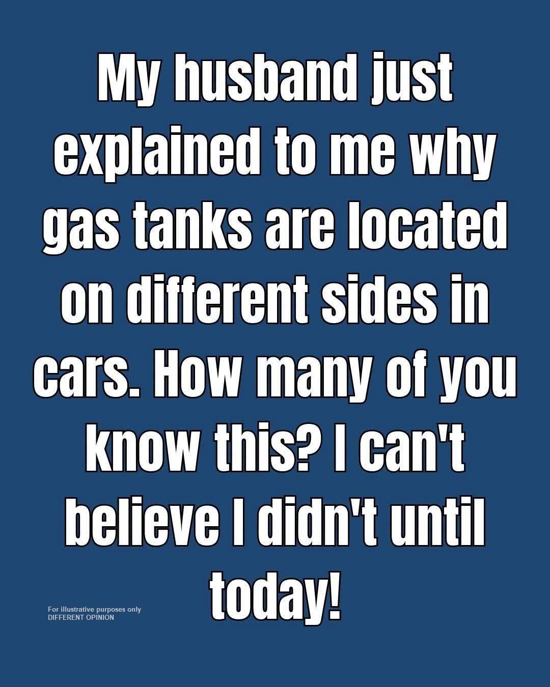 Why are Gas Tanks Located on Different Sides in Various Cars?