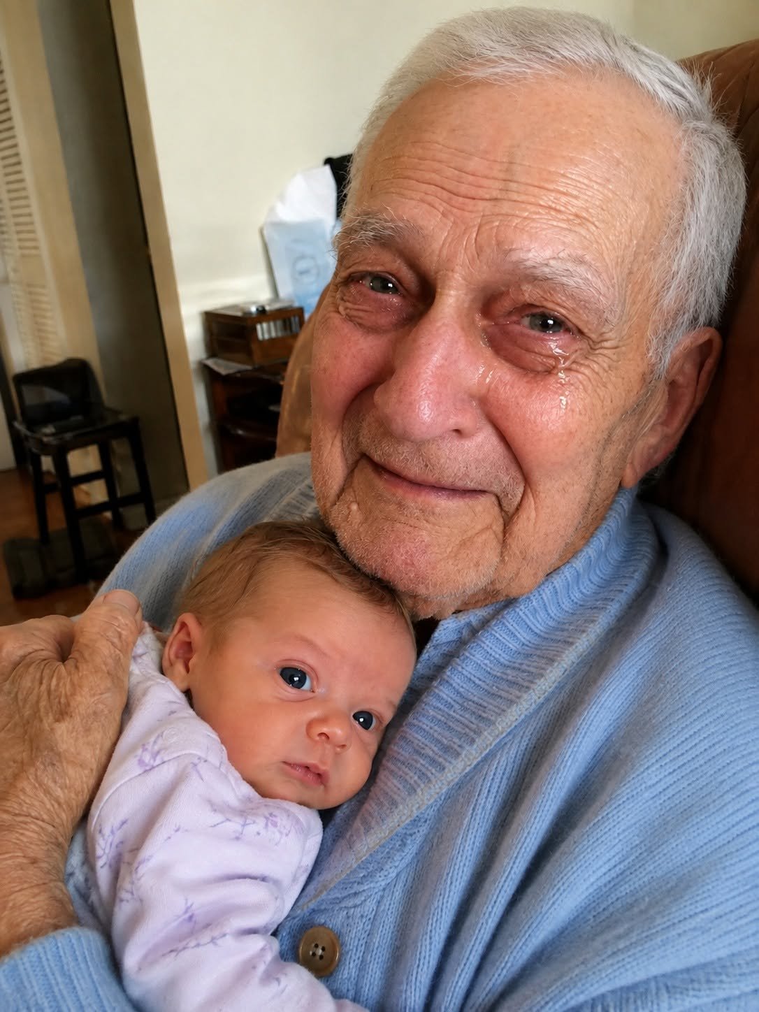I Had a Baby and Took Her to Meet the Grandfather Who Raised Me for the First Time – The Second He Looked at Her Face, He Broke Down Crying