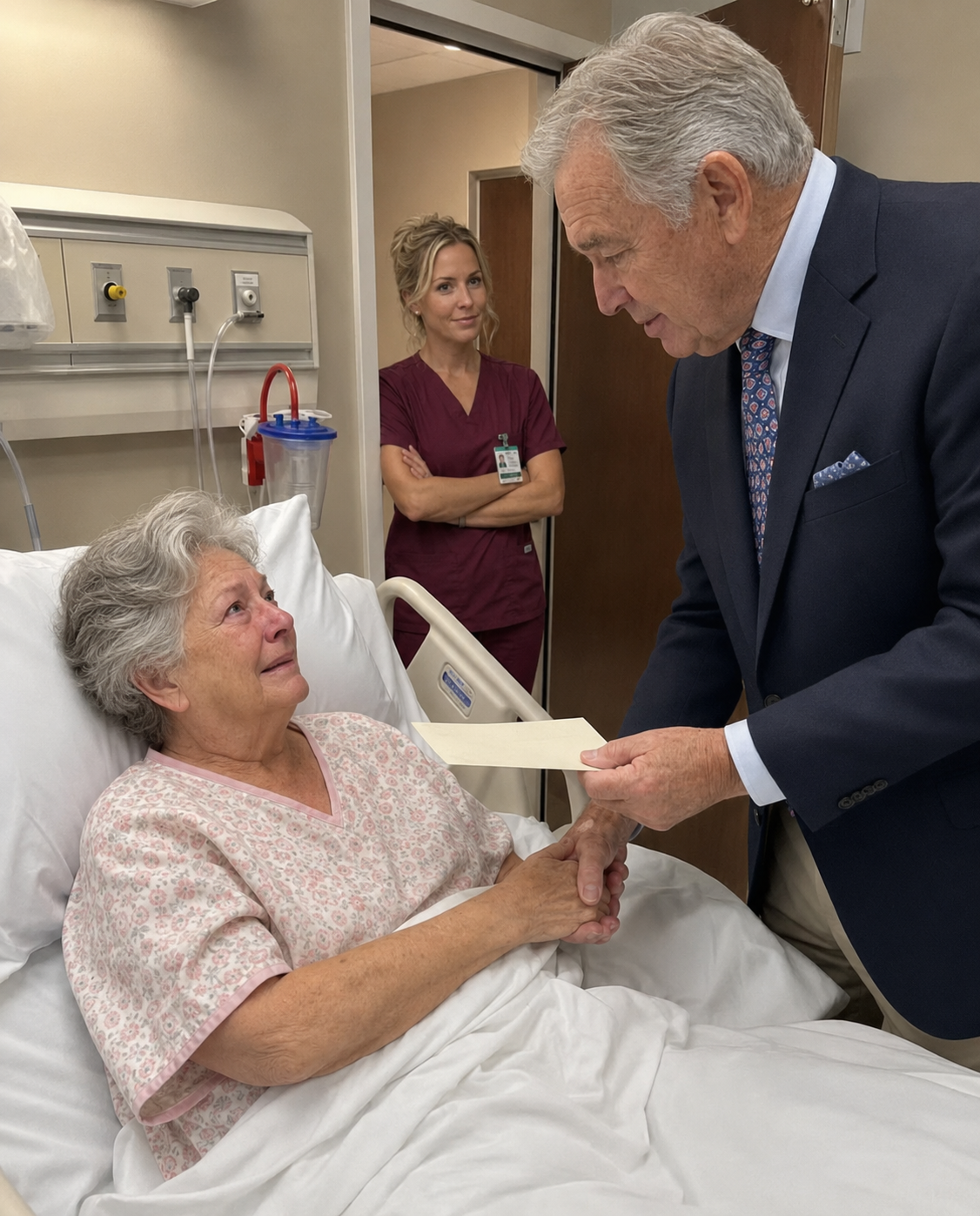 My Kids Abandoned Me After Heart  Surgery Because of a Parking Fee – Then the Man Who Owned the  Hospital Walked